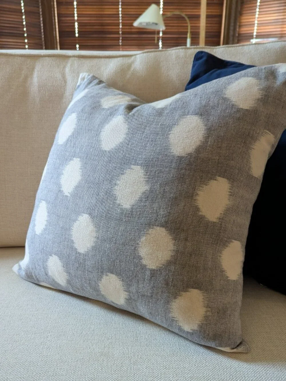 Ballard Designs Alba 20x20 Pillow Cover with Down & Feather Insert